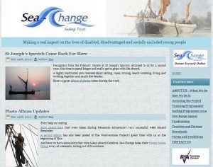 Sea Change Sailing Trust Website