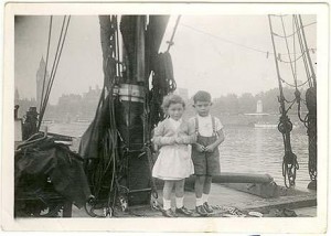 Bob Fielder and Sister; Picture from Sue Fielder's Collection