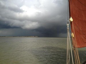 Orinoco Storm; Storm over Sheppy pictured from SB Orinoco