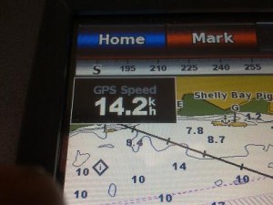 14 knots on the GPS